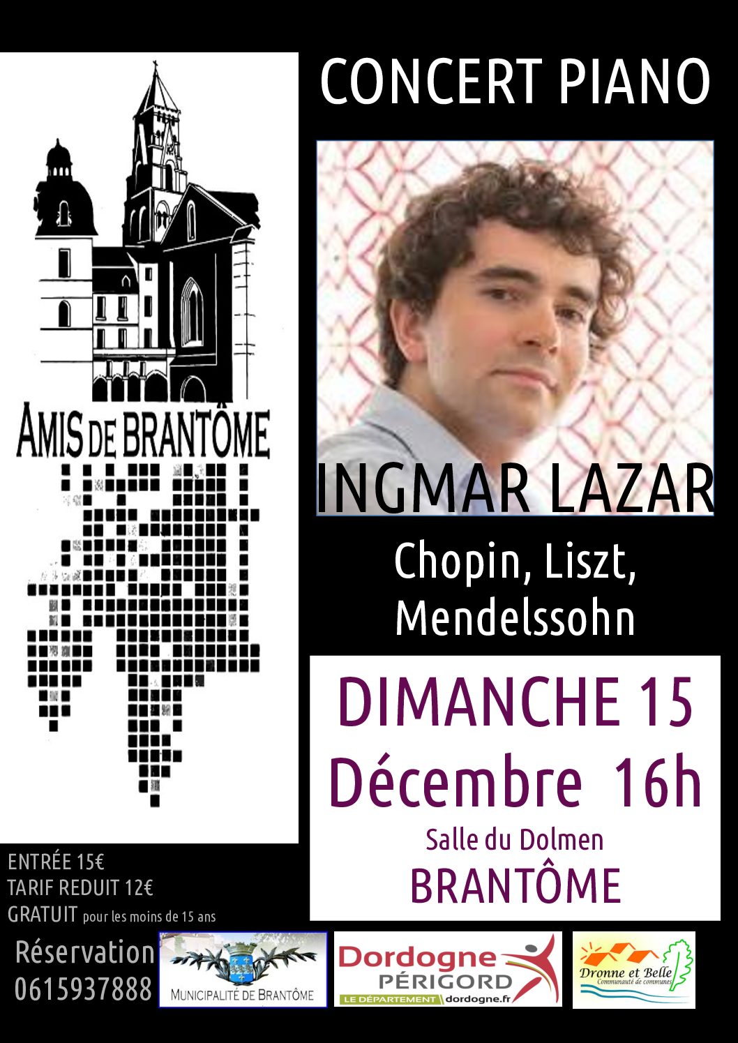 Ingmar Lazar en concert à Brantôme, un événement incontournable …